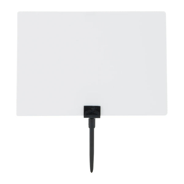 Bâtonnets pour ardoise tag noirs en plastique – lot de 20 – accessoire signalétique magasin