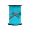Bolduc bicolore crêpon turquoise et brun 10 mm 250 m — bobine pour magasin