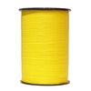 Bolduc crépon mat citron bobine 250 m ruban coloré pour boutique et fleuriste