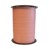 Bolduc crépon mat corail bobine 250 m pour fleuriste et boutique cadeaux
