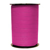 Bolduc crépon mat fuchsia bobine 250 m ruban emballage commerce de détail