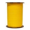 Bolduc crépon mat jaune bobine 250 m pour emballage cadeau professionnel
