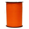 Bolduc crépon mat mandarine bobine 250 m ruban décoratif commerce de détail