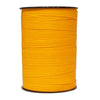 Bolduc crépon mat orange bobine 250 m pour emballage festif et saisonnier