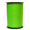 Bolduc crépon mat pomme bobine 250 m ruban vert vif emballage commerce