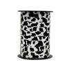 Bobine de bolduc imprimé motif vache 10 mm x 225 m pour fleuriste et boutique