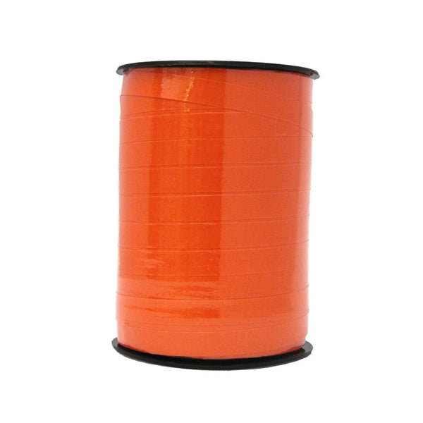 Bolduc laqué diamant coloris mandarine 10 mm × 250 m – ruban scintillant pour boutique