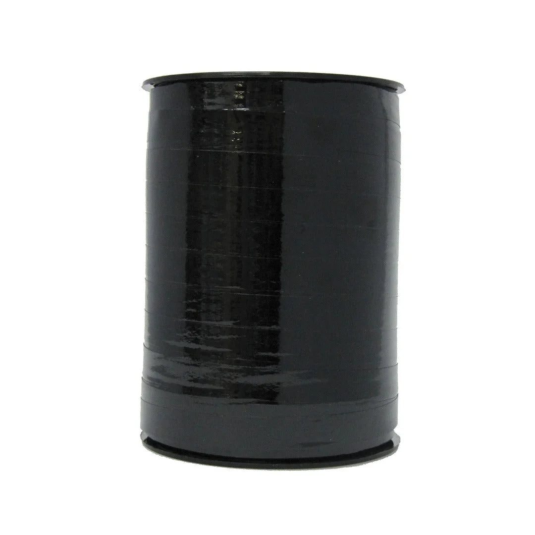 Bolduc laqué diamant coloris noir 10 mm × 250 m pour emballage cadeau haut de gamme
