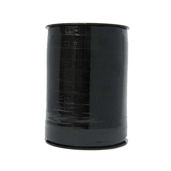 Bolduc laqué diamant coloris noir 10 mm × 250 m pour emballage cadeau haut de gamme