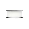 Bobine de bolduc mat crépon coloris blanc – 19, 25 ou 50 mm, 50 m, emballage boutique et fleuristerie