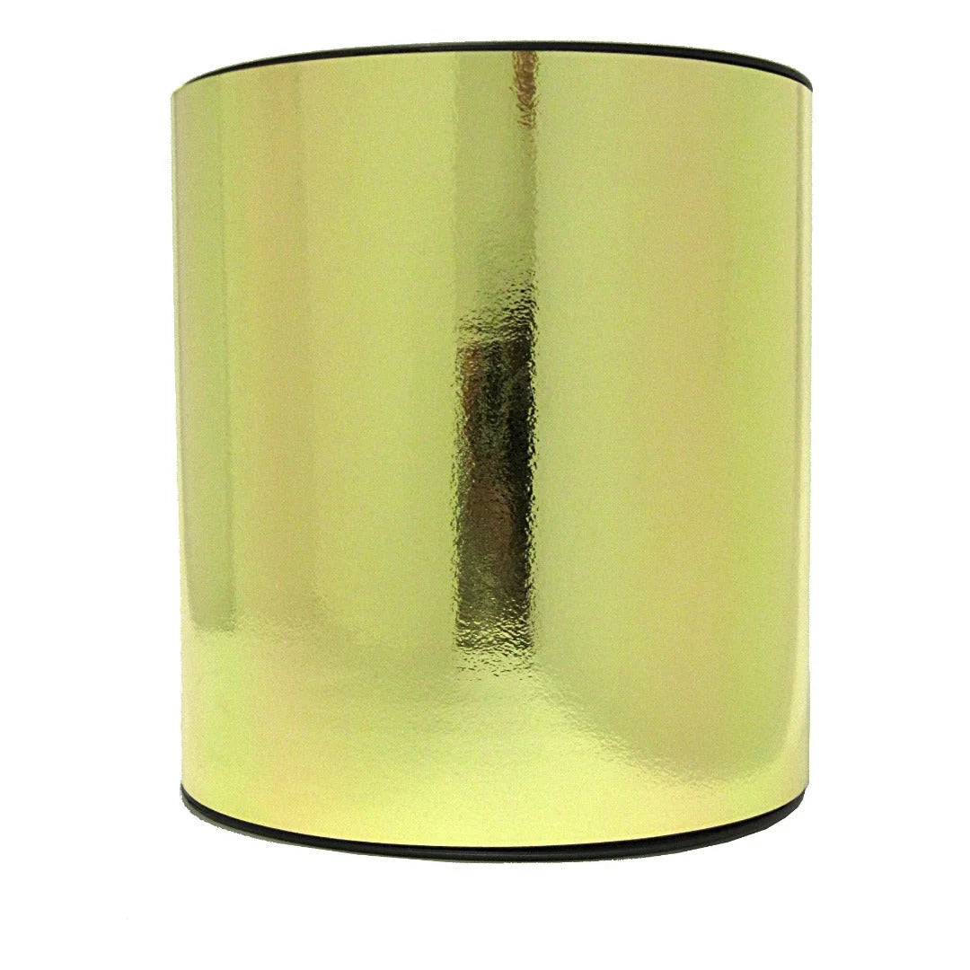 Bobine de bolduc miroir métallique 150 mm x 50 m coloris or pour boutiques et décorateurs événementiels