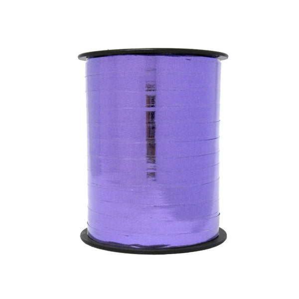 Bolduc miroir métallisé violet 10 mm × 250 m pour emballages cadeaux et bouquets