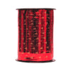 Bolduc Noël sapins or sur rouge motif Igor Miroir 10 mm 225 m