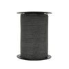Bobine de bolduc paillettes noir 10 mm x 100 m pour packaging luxe et boutiques design