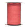 Bobine de bolduc paillettes rouge 10 mm x 100 m pour décorations de Noël et emballages saisonniers