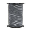 Bolduc pois brillants coloris étain gris 10 mm 225 m pour emballage et décoration boutique