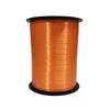 Bobine de bolduc satiné 7 mm × 500 m coloris orange pour boutique et magasin