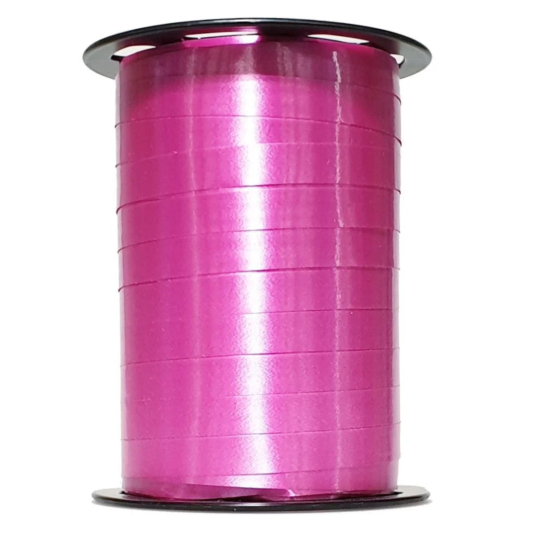 Bolduc satiné 250 m coloris Azalée pour emballage cadeau et fleuristerie