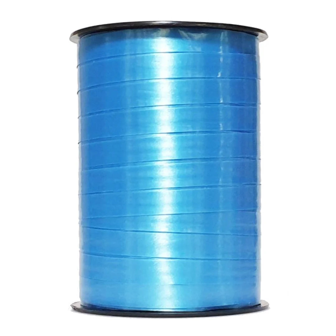Bolduc satiné 250 m coloris Azur pour emballage cadeau et vitrine
