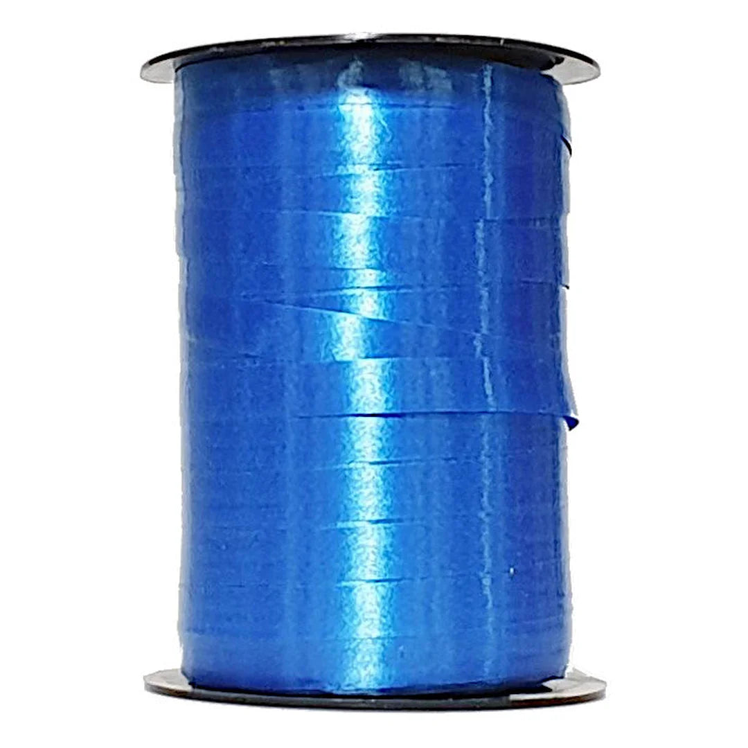 Bolduc satiné 250 m coloris Bleu pour emballage cadeau professionnel