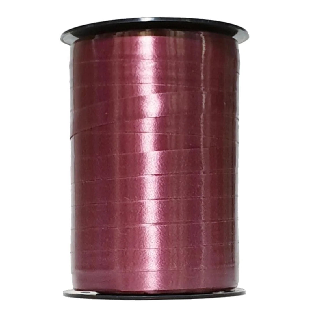 Bolduc satiné 250 m coloris Bordeaux pour emballage cadeau boutique haut de gamme