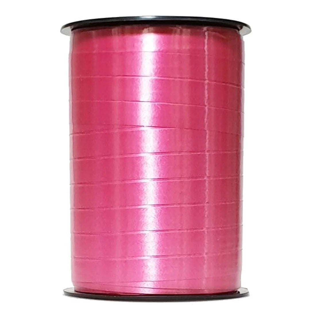Bolduc satiné 250 m coloris Cyclamen pour emballage et décoration florale