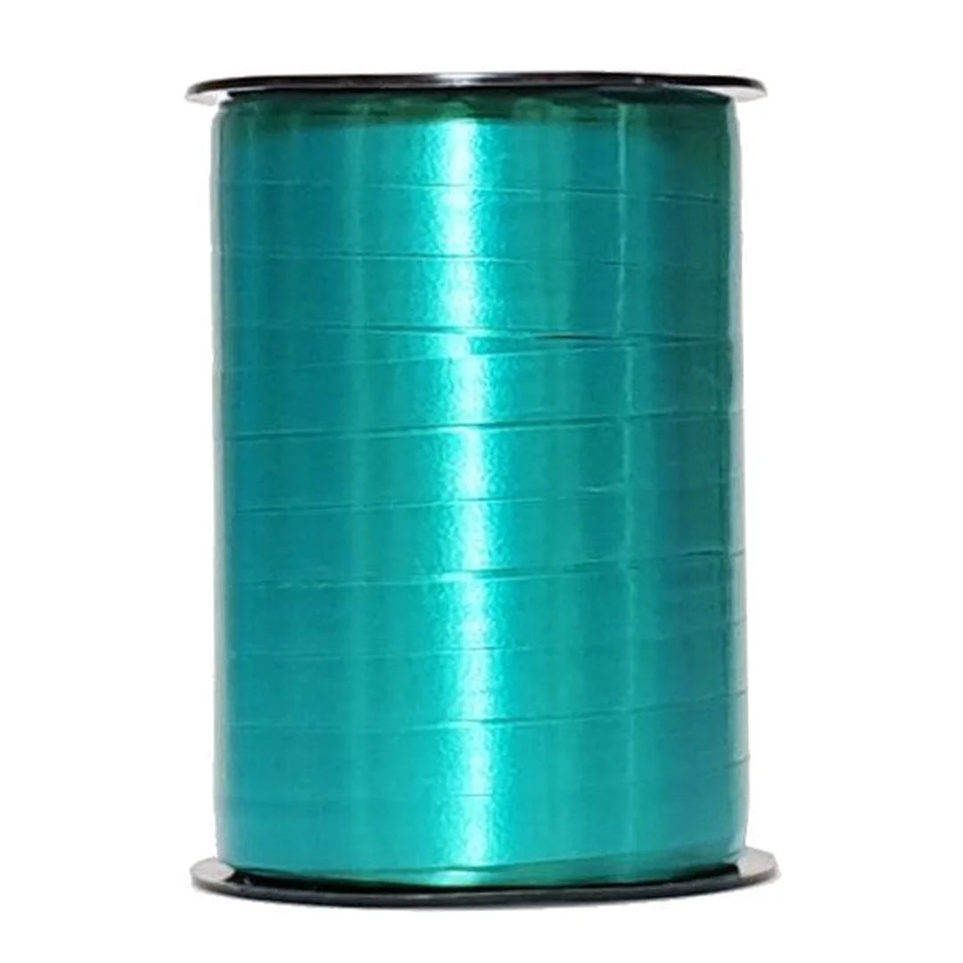 Bolduc satiné 250 m coloris Émeraude pour emballage cadeau et fleuristerie