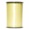 Bolduc satiné 250 m coloris Jaune clair pour emballage cadeau printanier