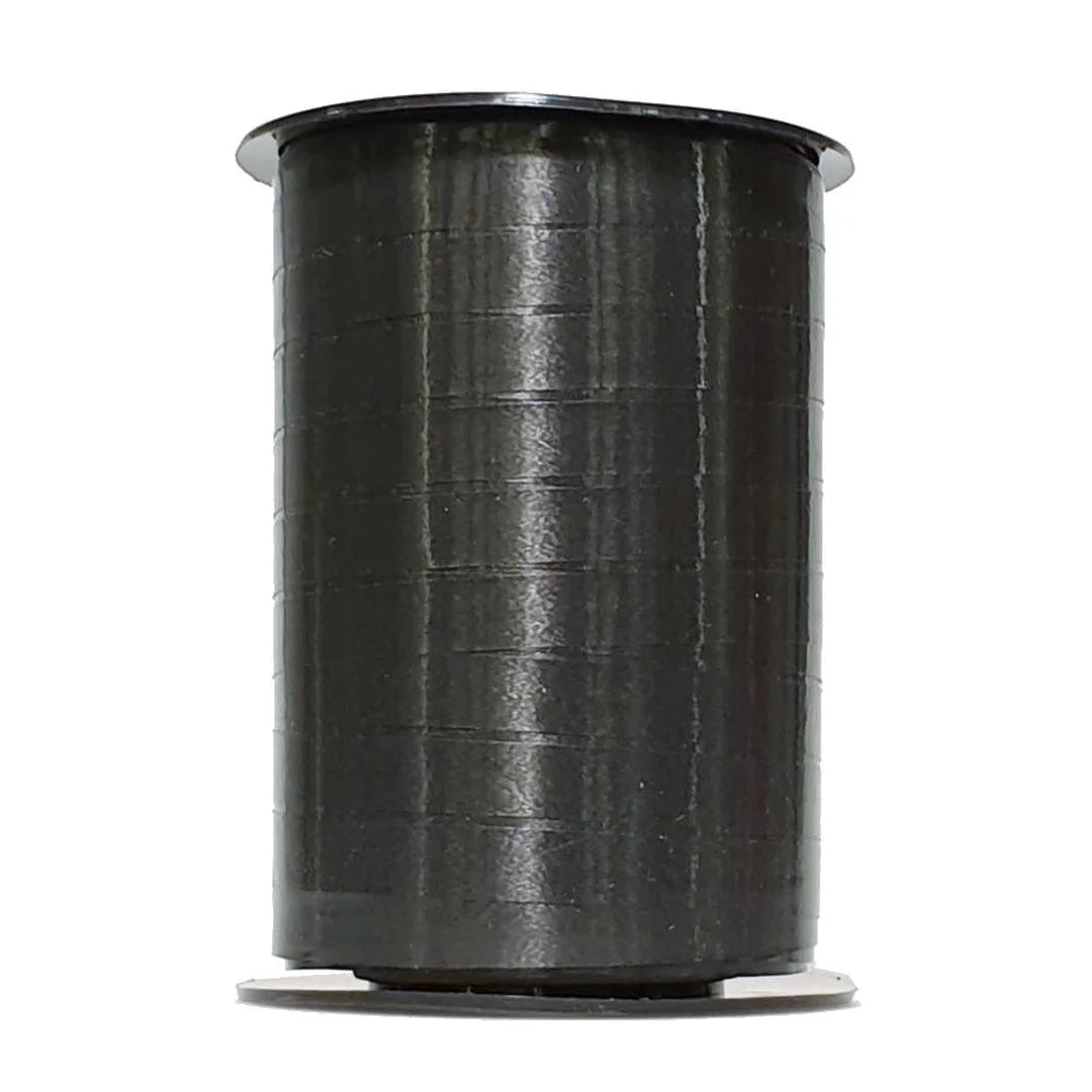 Bolduc satiné 250 m coloris Noir pour emballage et décoration professionnelle