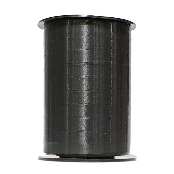 Bolduc satiné 250 m coloris Noir pour emballage et décoration professionnelle