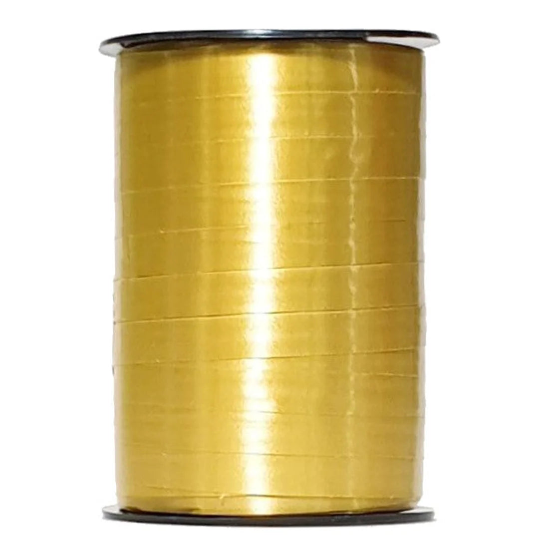 Bolduc satiné 250 m coloris Or pour emballage cadeau haut de gamme