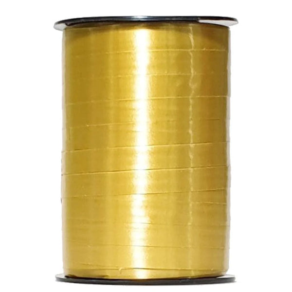Bolduc satiné 250 m coloris Or pour emballage cadeau haut de gamme