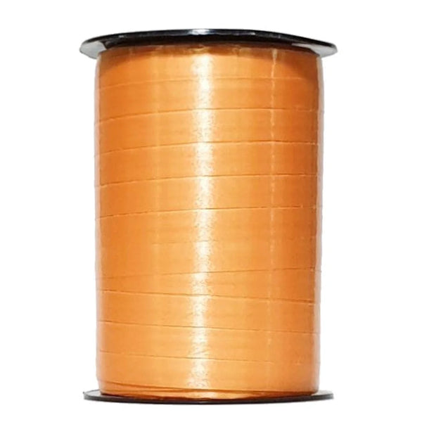 Bolduc satiné 250 m coloris Orange pour emballage cadeau et décoration