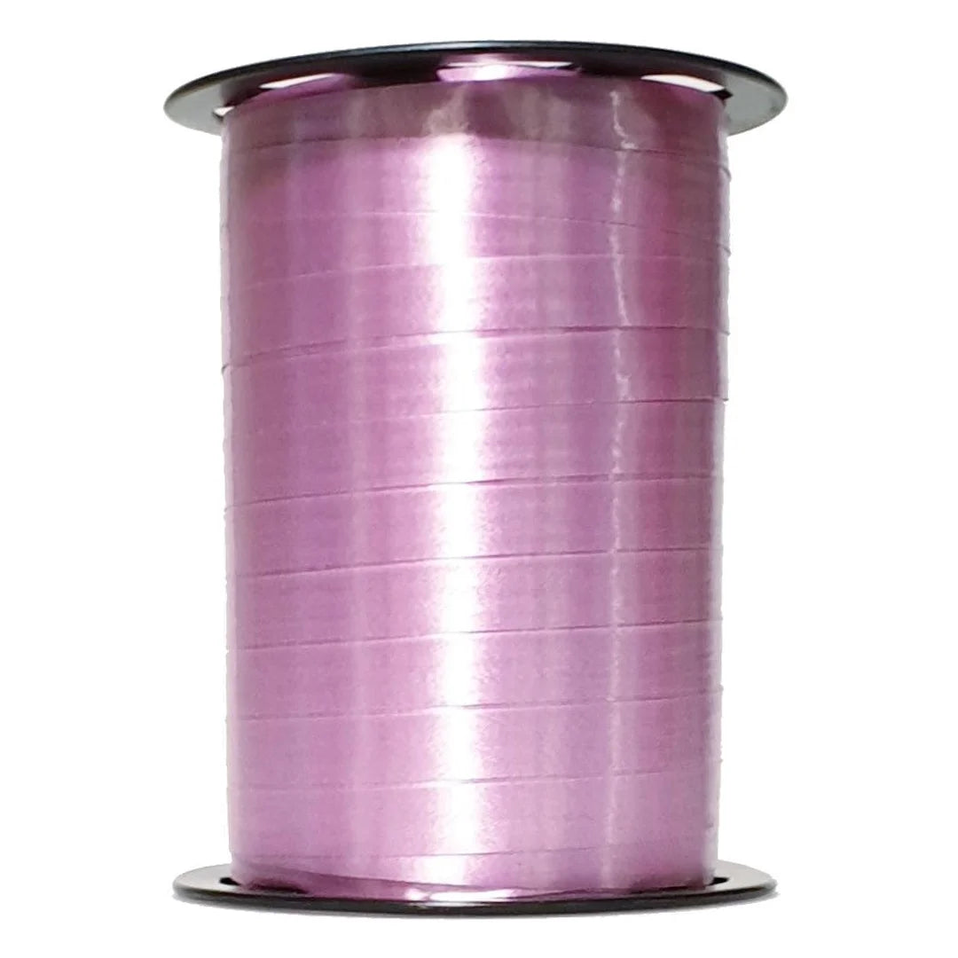 Bolduc satiné 250 m coloris Orchidée pour emballage cadeau professionnel