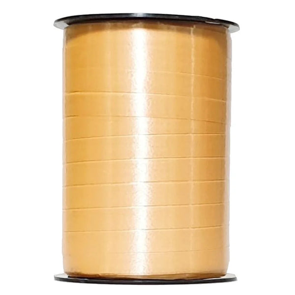Bolduc satiné 250 m coloris Pêche pour emballage cadeau boutique