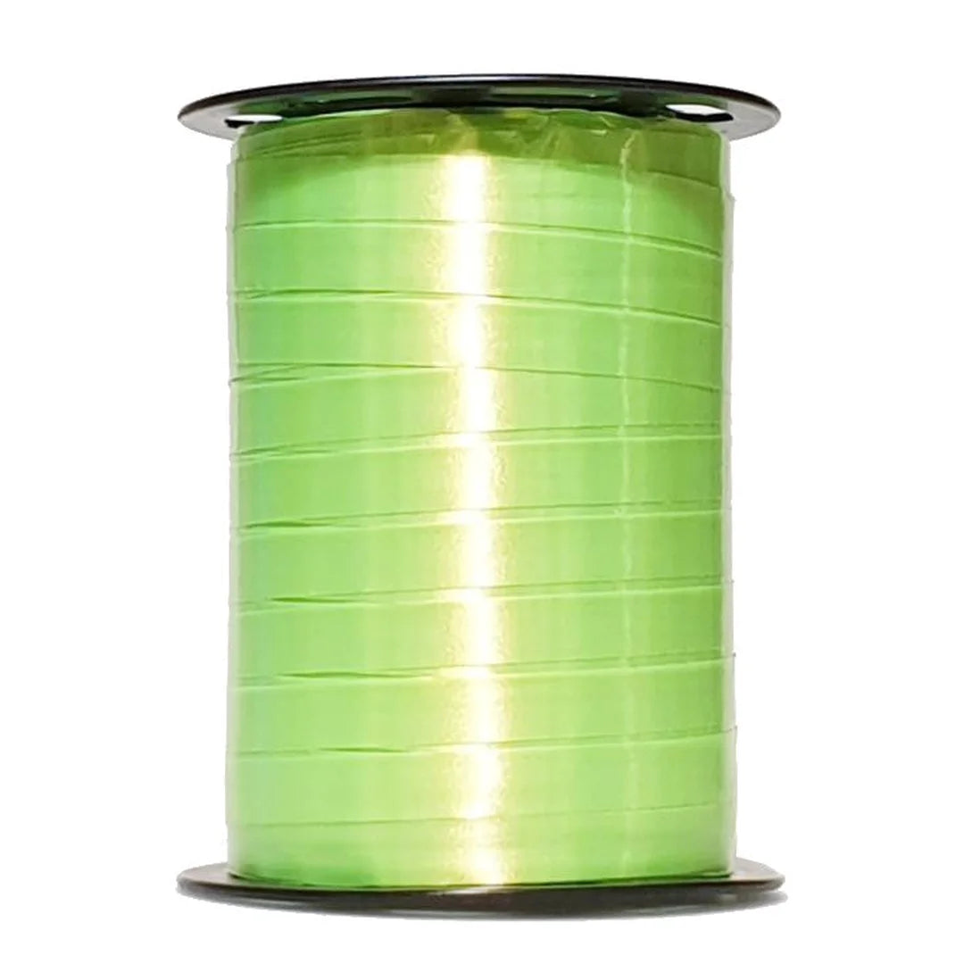 Bolduc satiné 250 m coloris Pomme pour emballage cadeau et décoration