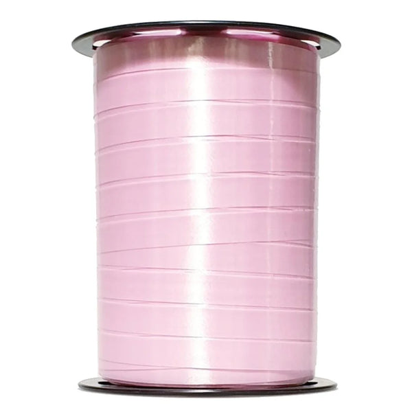 Bolduc satiné 250 m coloris Rose pour emballage cadeau et décoration