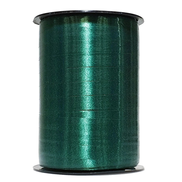 Bolduc satiné 250 m coloris Sapin pour emballage cadeau de Noël professionnel