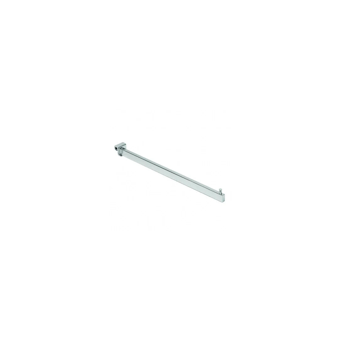 Bras droit horizontal 34,5 cm pour portant Bigshop et Triplo, tube métal compatible barre 30×10 mm