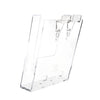 Clips de fixation acryliques pour bacs de présentation professionnels sur panneaux rainurés
