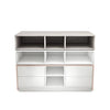 Comptoir Brique 1 personnalisable 135 cm de large pour boutique et espace de vente