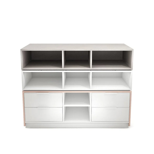 Comptoir Brique 1 personnalisable 135 cm de large pour boutique et espace de vente