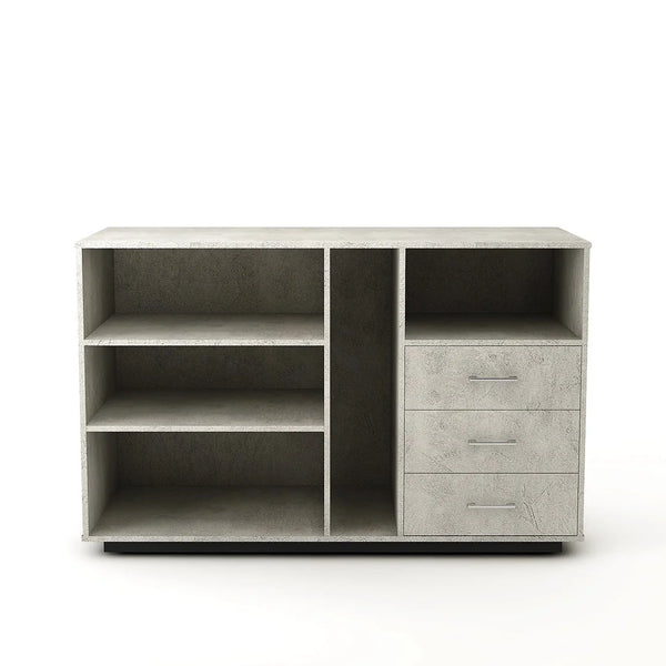 Comptoir de vente 3BC2 163 cm avec finitions au choix, agencement magasin professionnel