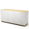 Comptoir de vente 3BC3 largeur 221 cm personnalisable, grand format pour espace commercial