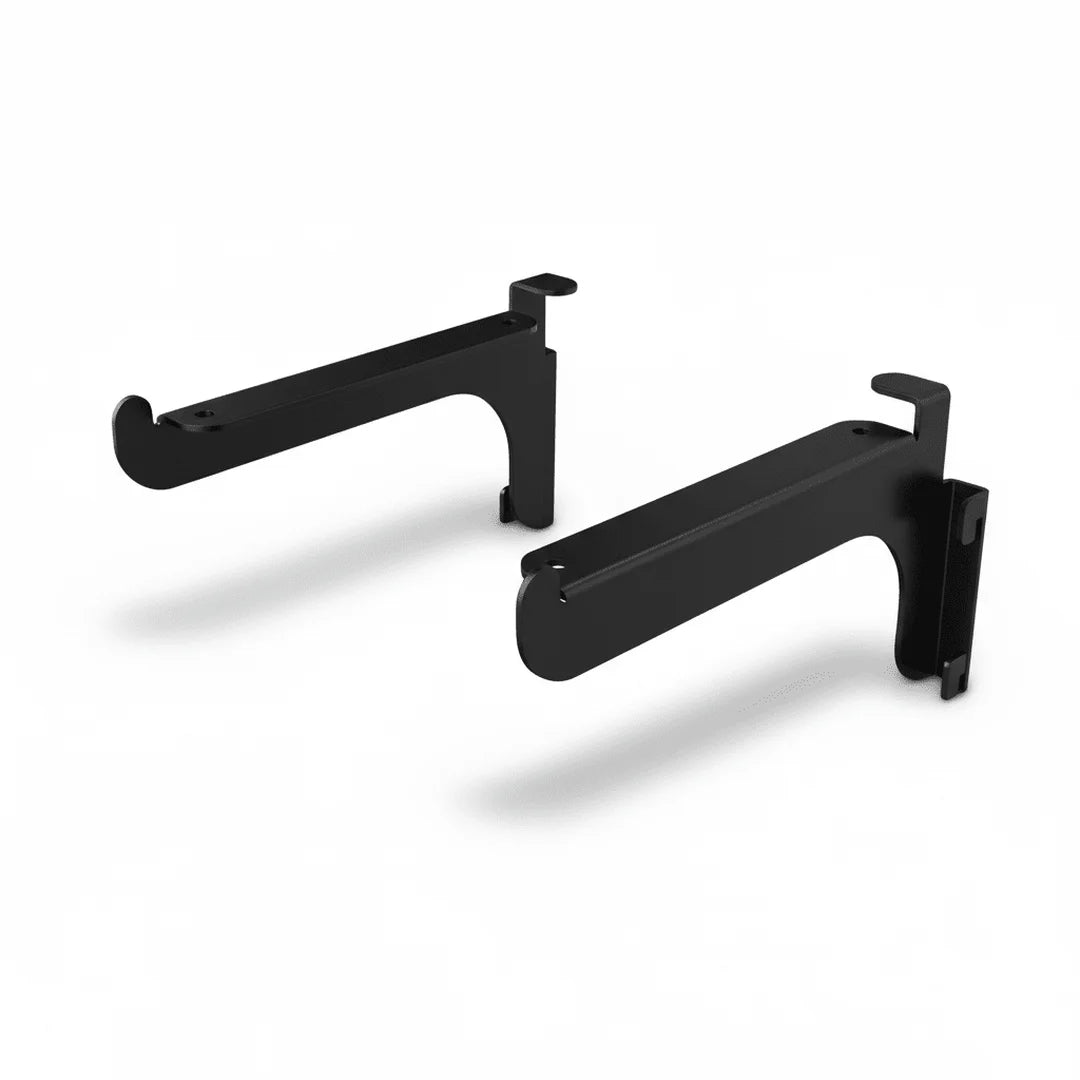 Paire de consoles anti-basculement 170 mm pour tablette en verre 6 mm, système PaginePali41
