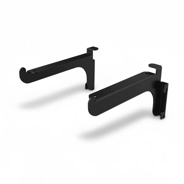 Paire de consoles anti-basculement 170 mm pour tablette en verre 6 mm, système PaginePali41
