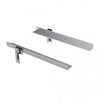 Paire de consoles avant 300 mm pour table de présentation Triplo réf. 9380, finition noir mat
