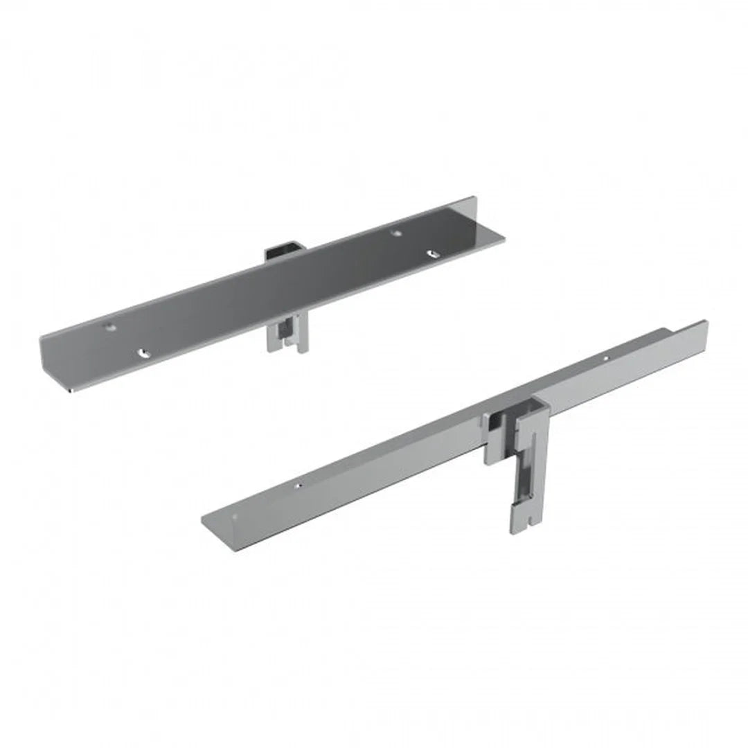 Paire de consoles centrées 300 mm pour structure Triplo autoportante, disponible en 5 finitions