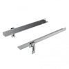 Paire de consoles décentrées 350 mm pour système Triplo, finition noir mat, vue principale