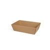 Corbeille carton kraft pour coffret gourmand et assortiment épicerie fine, vue de présentation